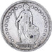 Moeda, Suíça, Franc, 1913, Bern, VF(30-35), Prata, KM:24