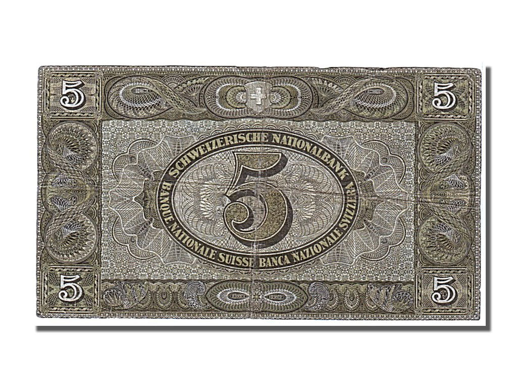 Banknote, Switzerland, 5 Franken, 1949, 1949-01-20, VF(30-35)