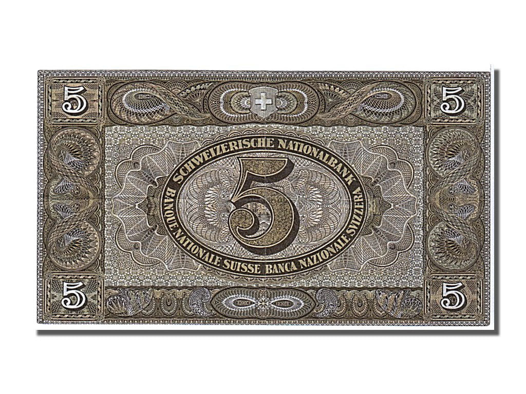 Banknote, Switzerland, 5 Franken, 1951, 1951-02-22, AU(55-58)