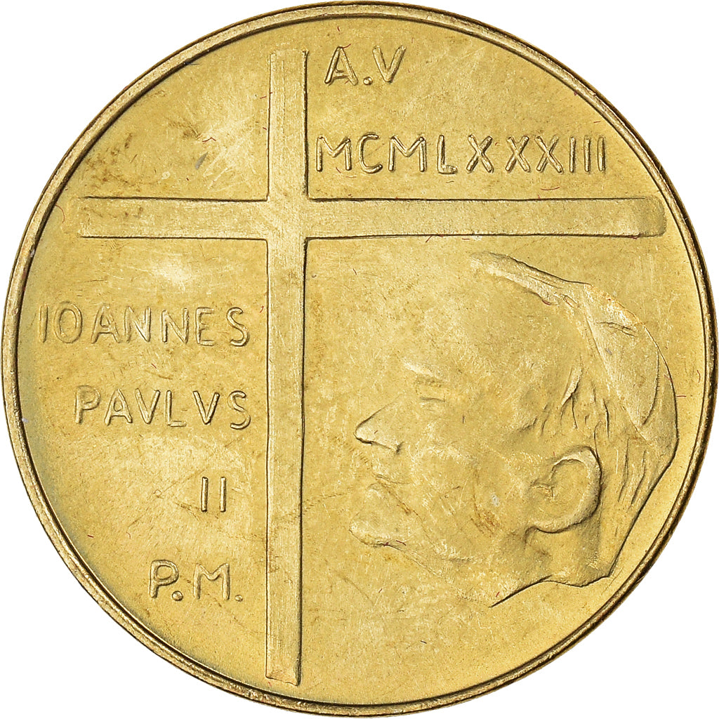 Coin, VATICAN CITY, John Paul II, 20 Lire, 1983, Roma, MS(65-70)