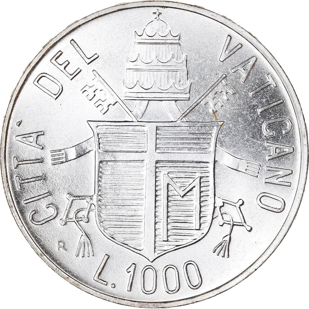 Coin, VATICAN CITY, John Paul II, 1000 Lire, 1984, Roma, FDC, MS(65-70), Silver