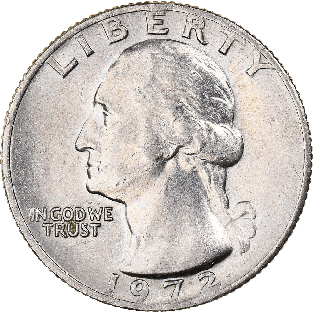 Coin, United States, Washington Quarter, Quarter, 1972, U.S. Mint, Philadelphia