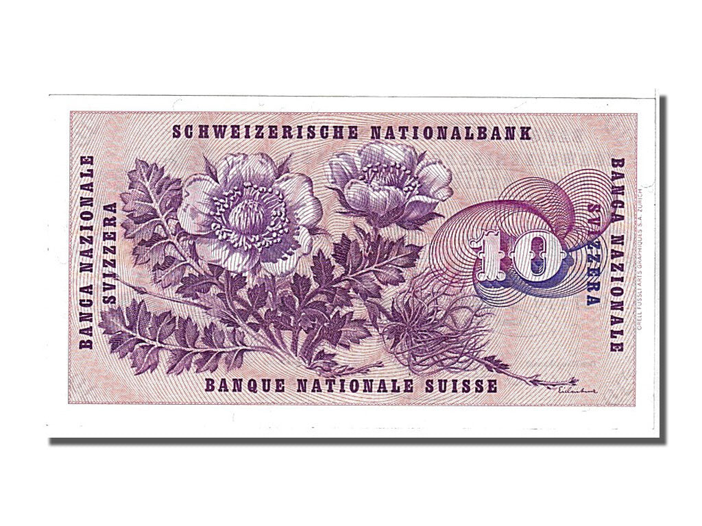 Banknote, Switzerland, 10 Franken, 1971, 1971-02-10, UNC(60-62)