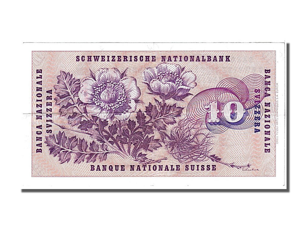 Geldschein, Schweiz, 10 Franken, 1969, 1969-01-15, VZ