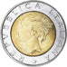 Coin, Italy, 500 Lire, 1998, Rome, AU(55-58), Bi-Metallic, KM:193
