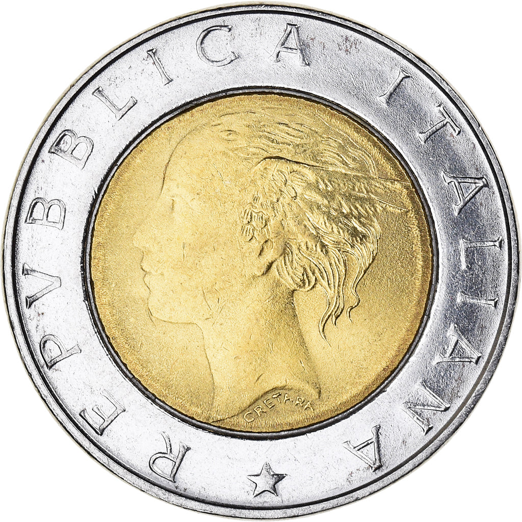 Moneta, Włochy, 500 Lire, 1999, Rome, EF(40-45), Bimetaliczny, KM:203