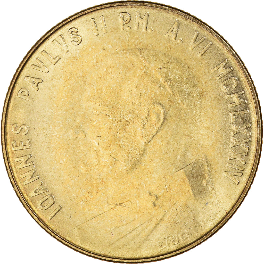 Moneta, CITTÀ DEL VATICANO, John Paul II, 200 Lire, 1984, FDC