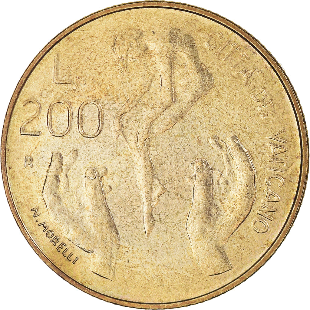 Moneda, CIUDAD DEL VATICANO, John Paul II, 200 Lire, 1983, Roma, FDC, Aluminio -