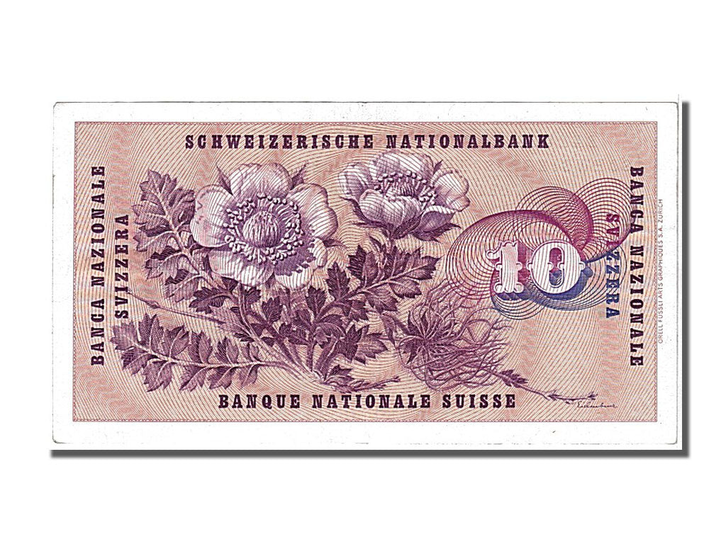 Banknote, Switzerland, 10 Franken, 1959, 1959-12-23, AU(50-53)
