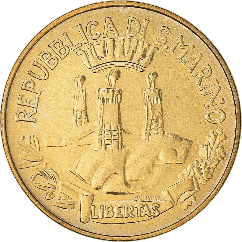 Monnaie, Saint Marin , 20 Lire, 1982, Rome, SPL, Bronze-Aluminium, KM:135