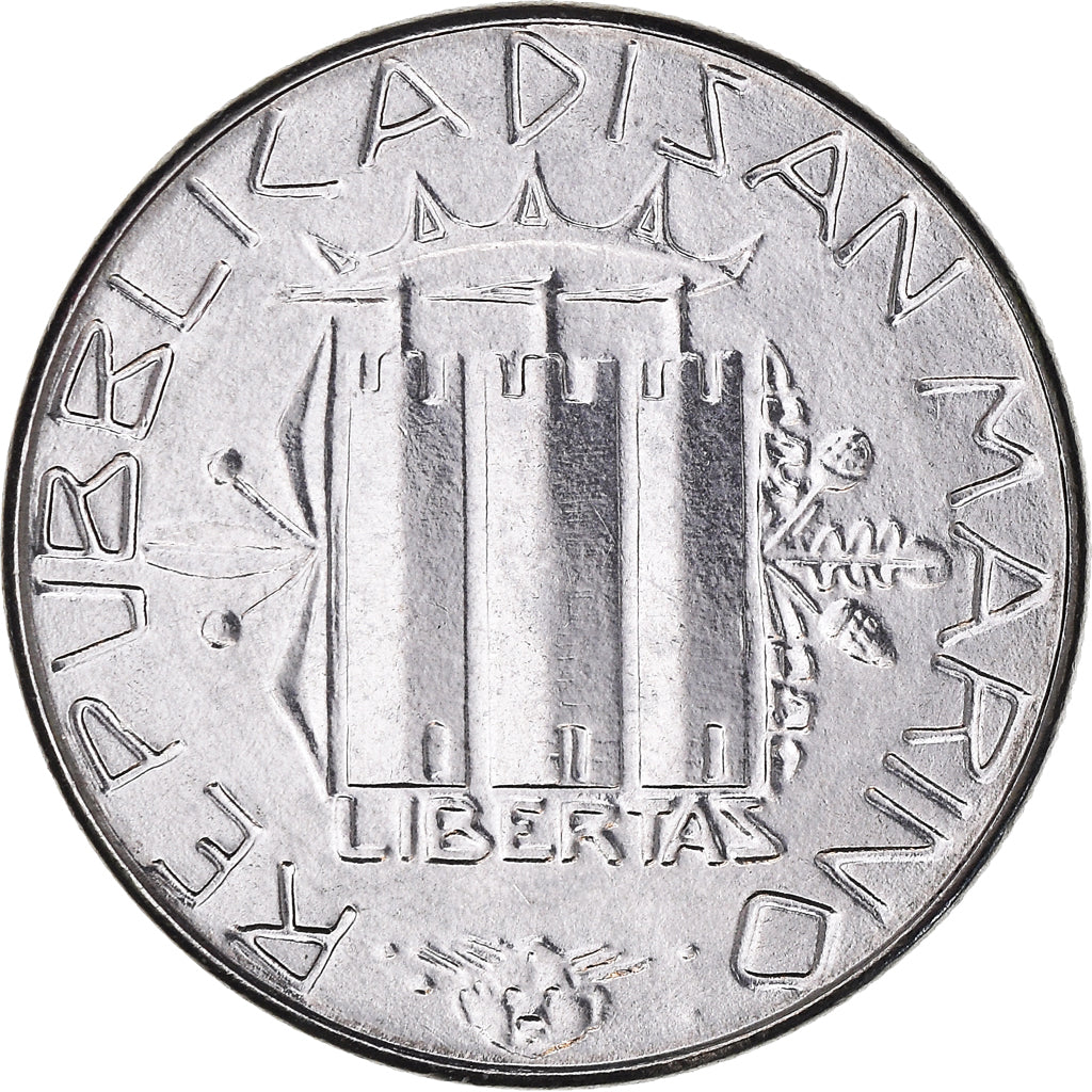 Moneda, San Marino, 50 Lire, 1985, Rome, FDC, Acero, KM:178