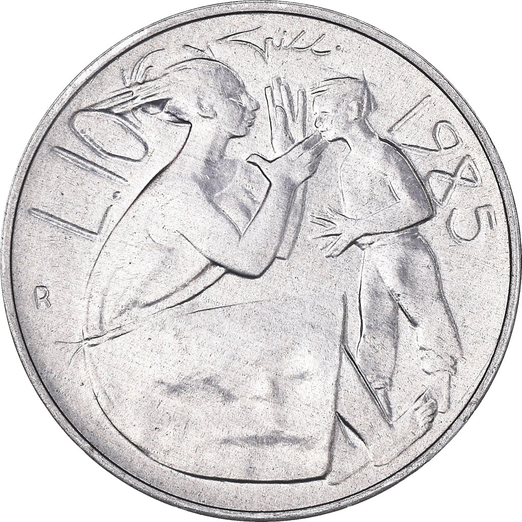 Moneda, San Marino, 10 Lire, 1985, Rome, FDC, Aluminio, KM:176