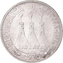 Moneta, San Marino, 500 Lire, 1975, Rome, FDC, Argento, KM:47