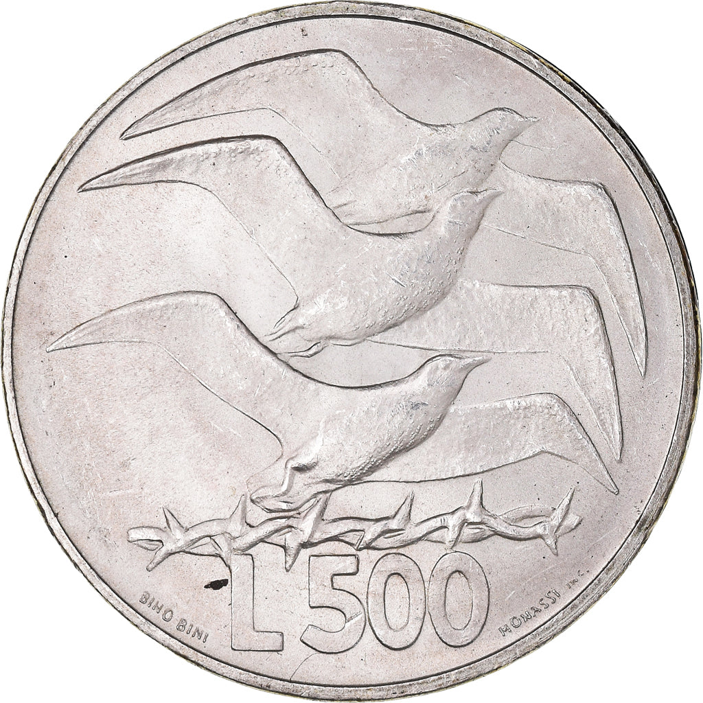 Monnaie, Saint Marin , 500 Lire, 1975, Rome, FDC, Argent, KM:47