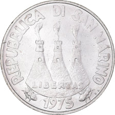 Coin, San Marino, 500 Lire, 1975, Rome, MS(63), Silver, KM:47