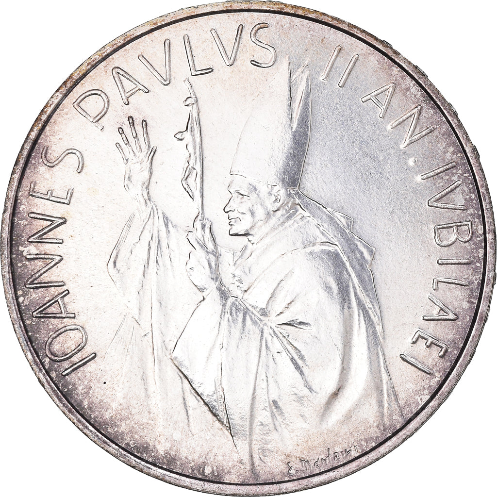 Moneta, PAŃSTWO WATYKAŃSKIE, John Paul II, 1000 Lire, 1983, MS(63), Srebro