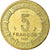 Coin, Equatorial Guinea, 5 Francos, 1985, MS(65-70), Aluminum-Bronze, KM:E28