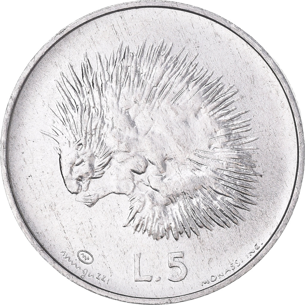 Moneta, San Marino, 5 Lire, 1974, Rome, FDC, FDC, Alluminio, KM:32