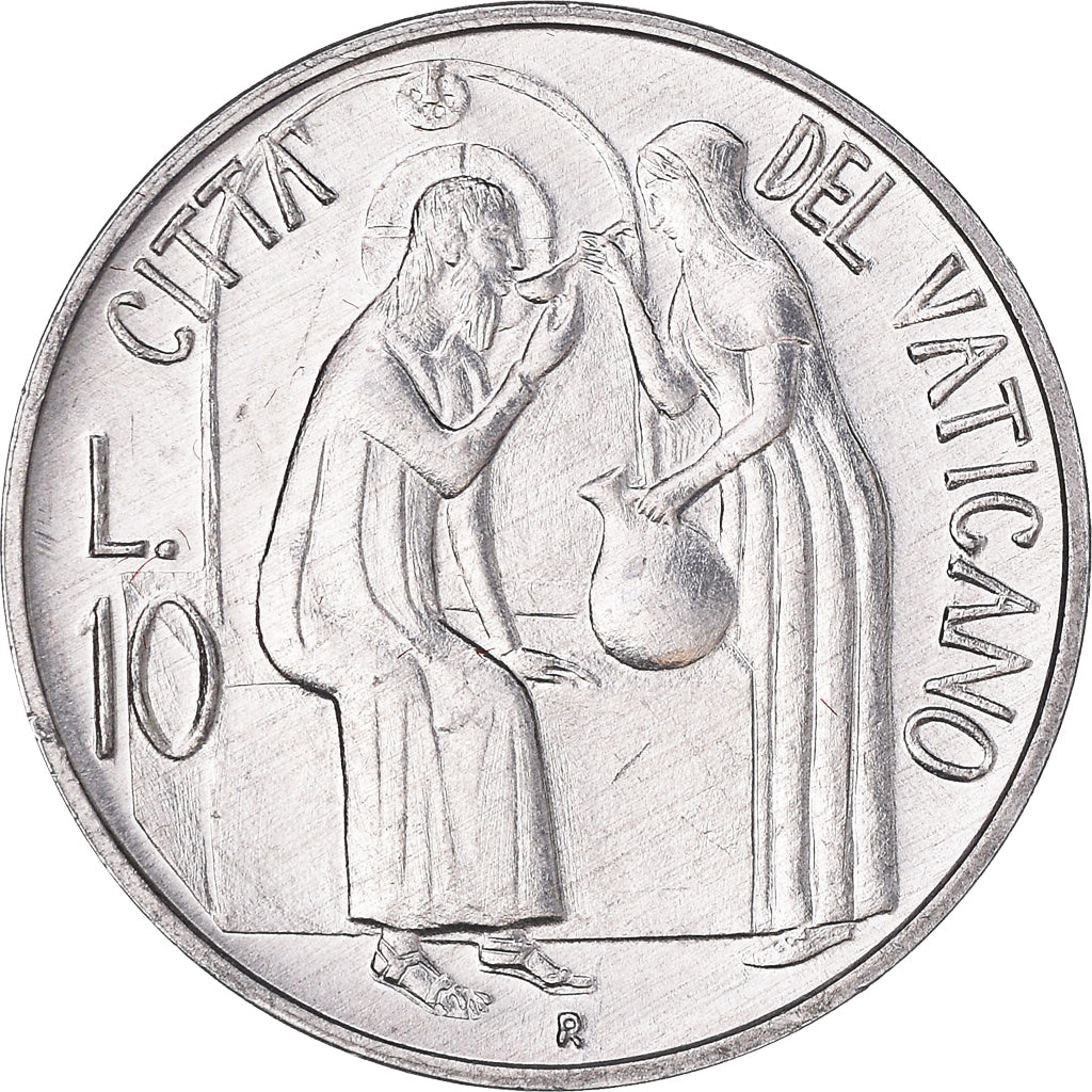 Moeda, CIDADE DO VATICANO, John Paul II, 10 Lire, 1981, Rome, FDC, MS(65-70)