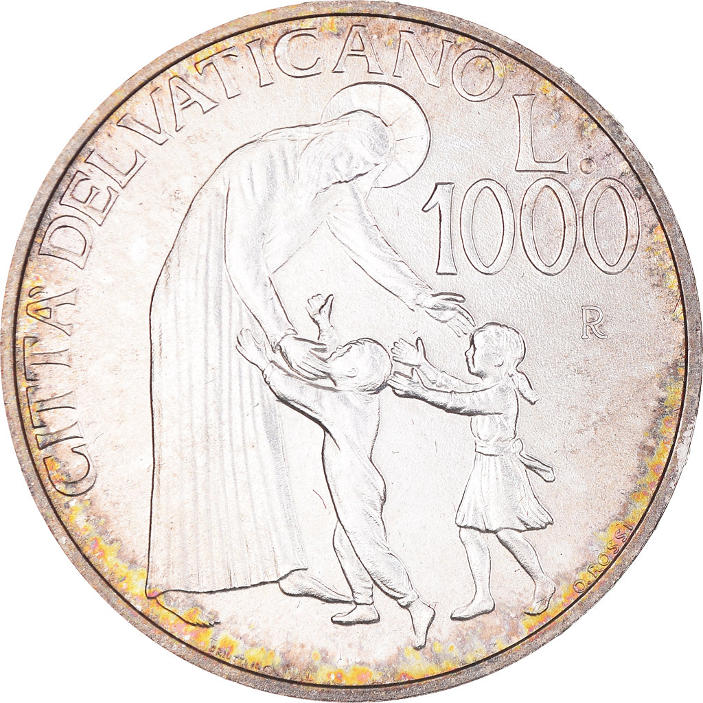 Münze, Vatikanstadt, John Paul II, 1000 Lire, 1996, STGL, Silber, KM:278