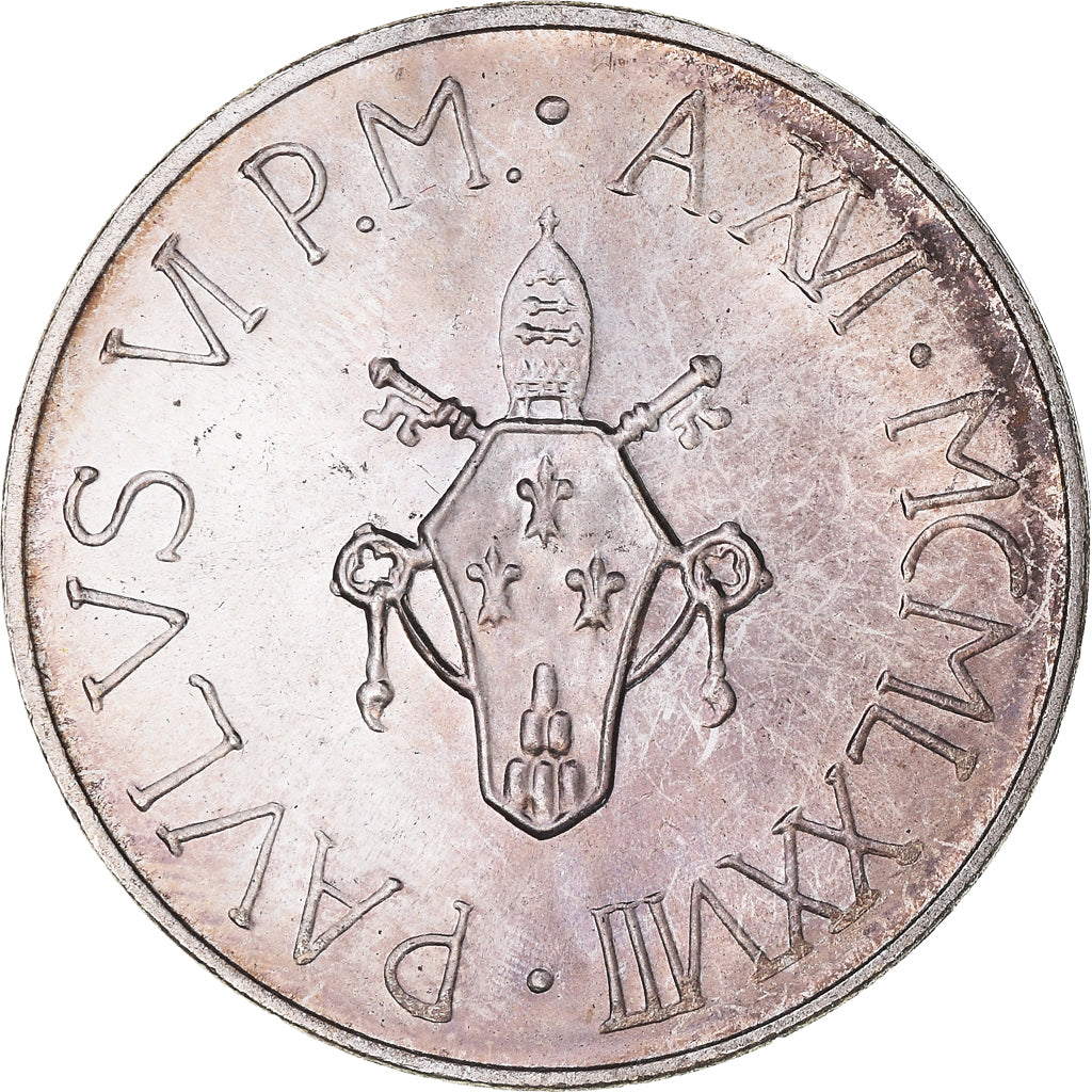 Coin, VATICAN CITY, Paul VI, 500 Lire, 1978, MS(65-70), Silver, KM:139