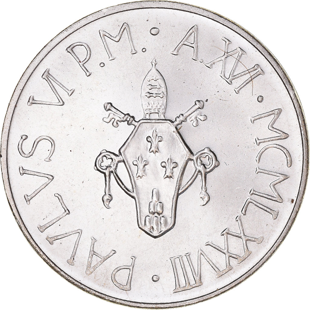 Coin, VATICAN CITY, Paul VI, 500 Lire, 1978, MS(65-70), Silver, KM:139