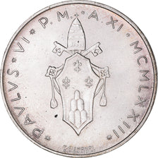 Coin, VATICAN CITY, Paul VI, 500 Lire, 1973, MS(63), Silver, KM:123