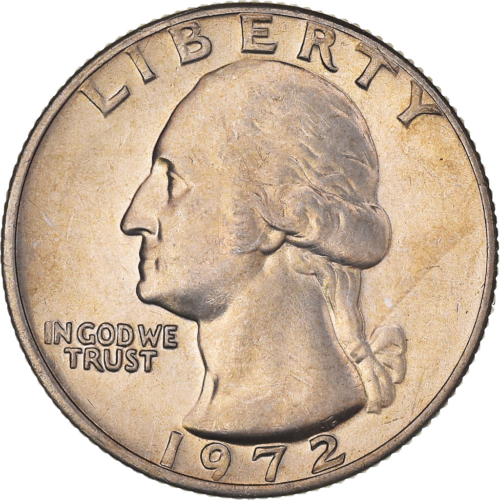 Monnaie, États-Unis, Washington Quarter, Quarter, 1972, U.S. Mint