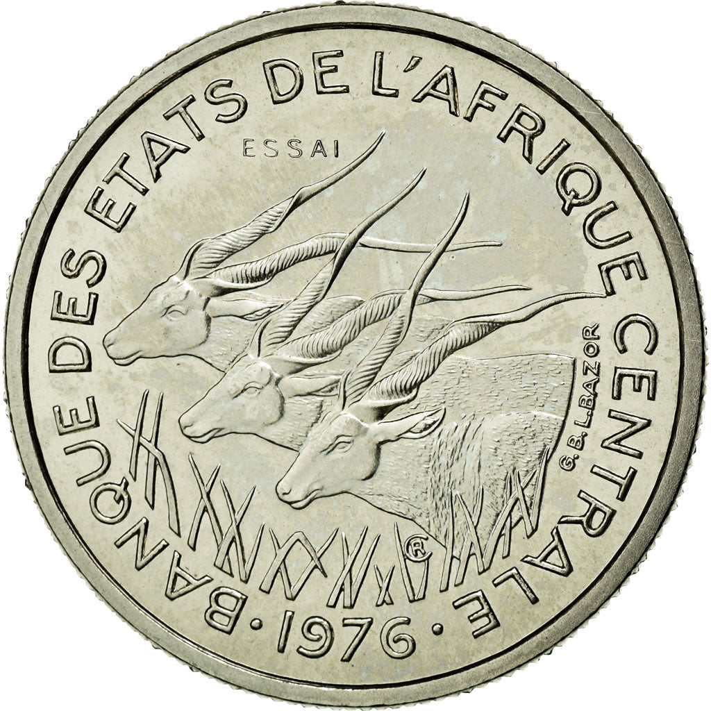 Coin, West African States, Franc, 1976, MS(65-70), Steel, KM:8