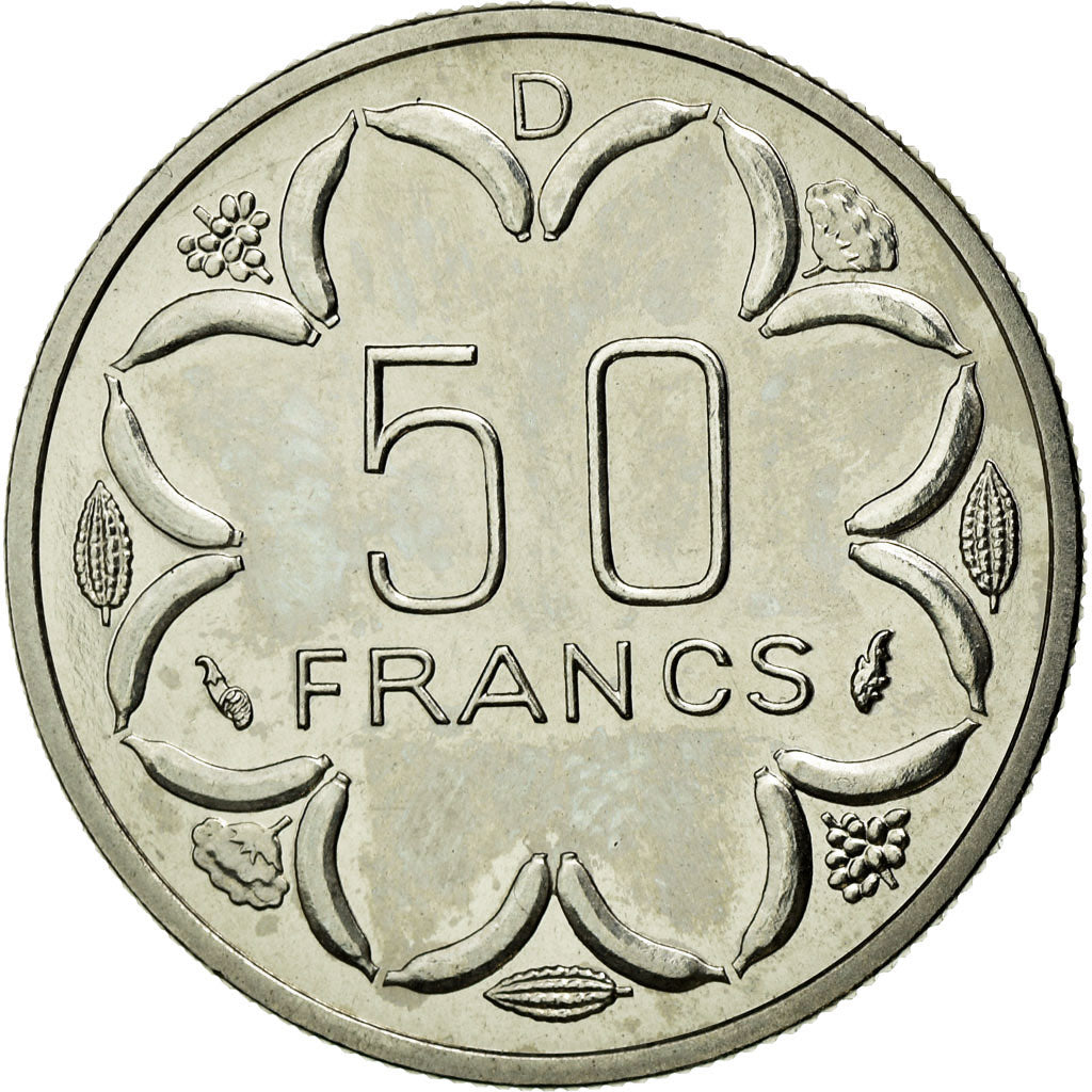 Coin, West African States, Franc, 1976, MS(65-70), Steel, KM:8