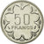 Coin, Central African States, 50 Francs, 1976, Paris, MS(65-70), Nickel, KM:E8