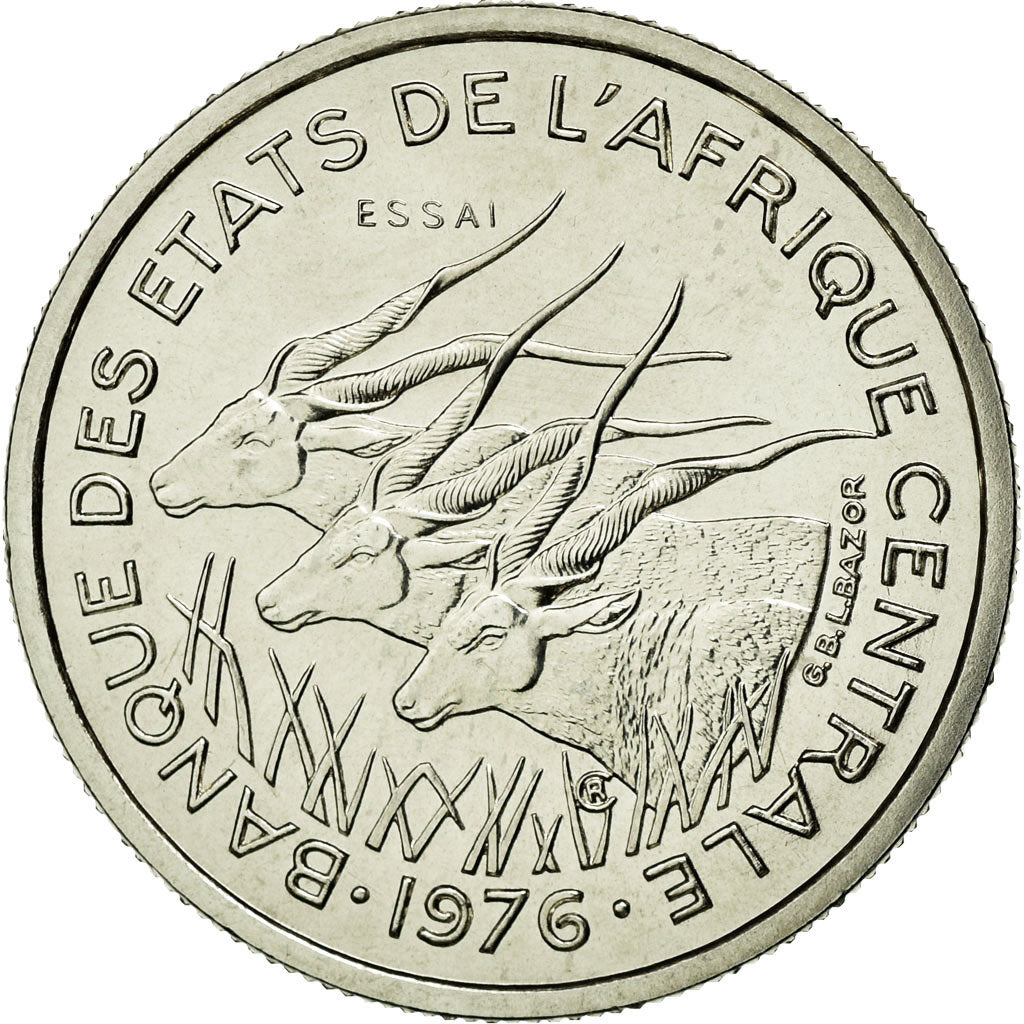 Coin, West African States, Franc, 1976, MS(65-70), Steel, KM:8