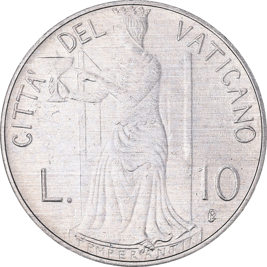 Moneta, PAŃSTWO WATYKAŃSKIE, John Paul II, 10 Lire, 1980, Roma, MS(65-70)