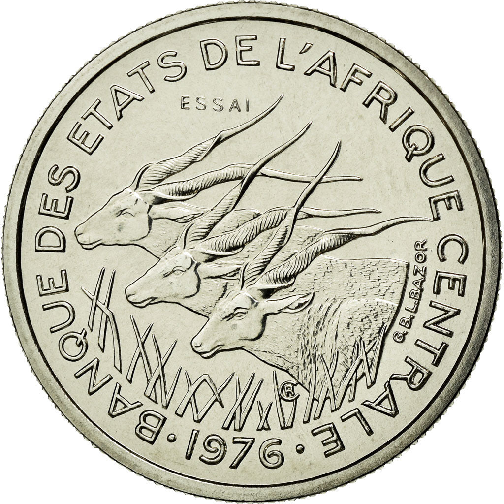 Coin, West African States, Franc, 1976, MS(65-70), Steel, KM:8