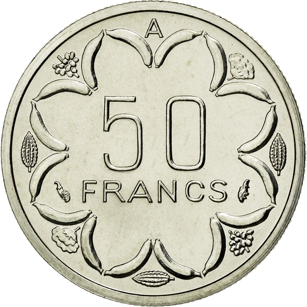 Coin, West African States, Franc, 1976, MS(65-70), Steel, KM:8