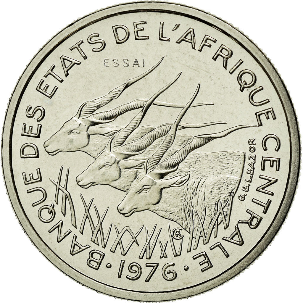 Coin, West African States, Franc, 1976, MS(65-70), Steel, KM:8