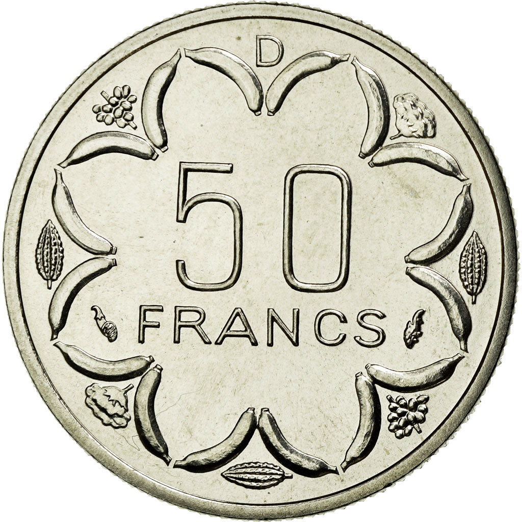 Coin, West African States, Franc, 1976, MS(65-70), Steel, KM:8