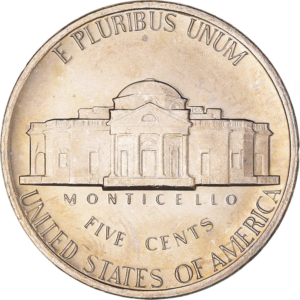 Moneta, Stati Uniti, Jefferson Nickel, 5 Cents, 1980, U.S. Mint, Denver, FDC