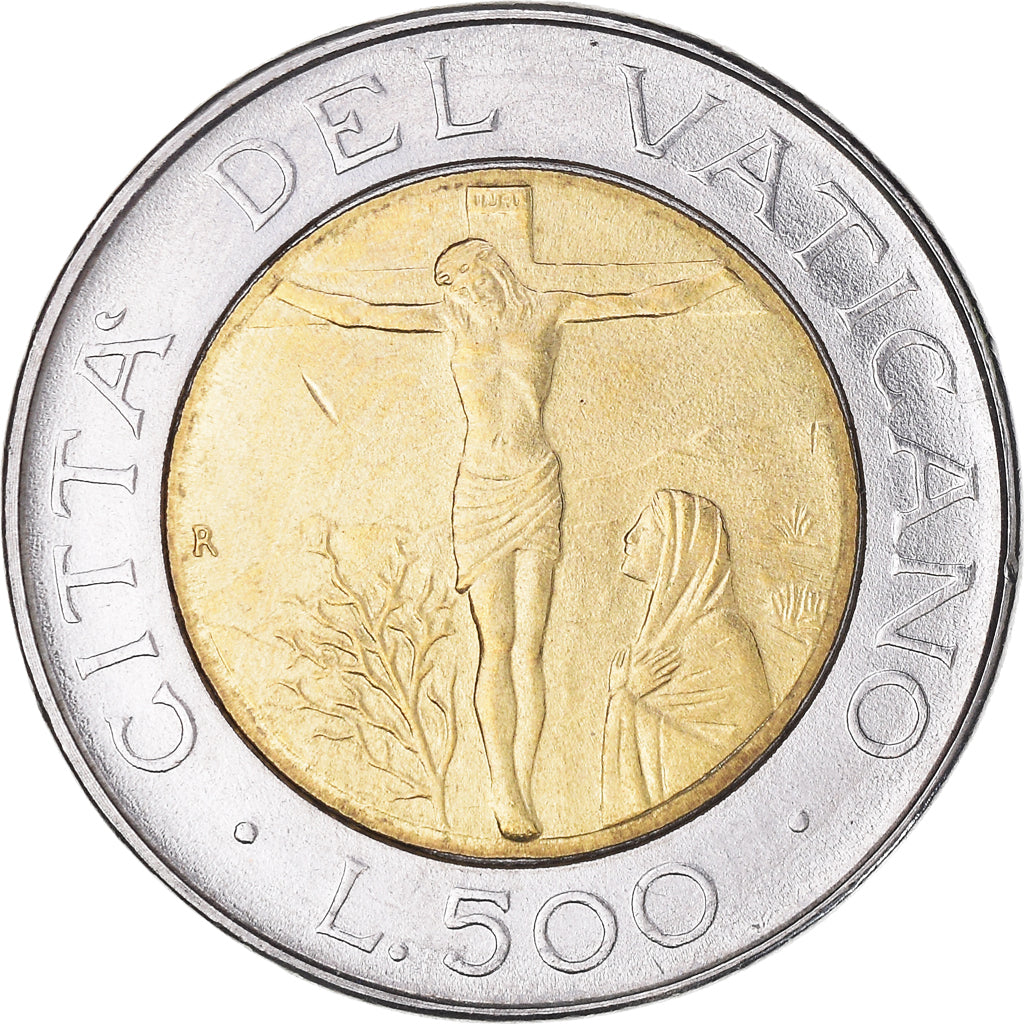 Moneta, CITTÀ DEL VATICANO, John Paul II, 500 Lire, 1987, FDC, Bi-metallico