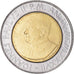 Moeda, CIDADE DO VATICANO, John Paul II, 500 Lire, 1987, MS(65-70), Bimetálico
