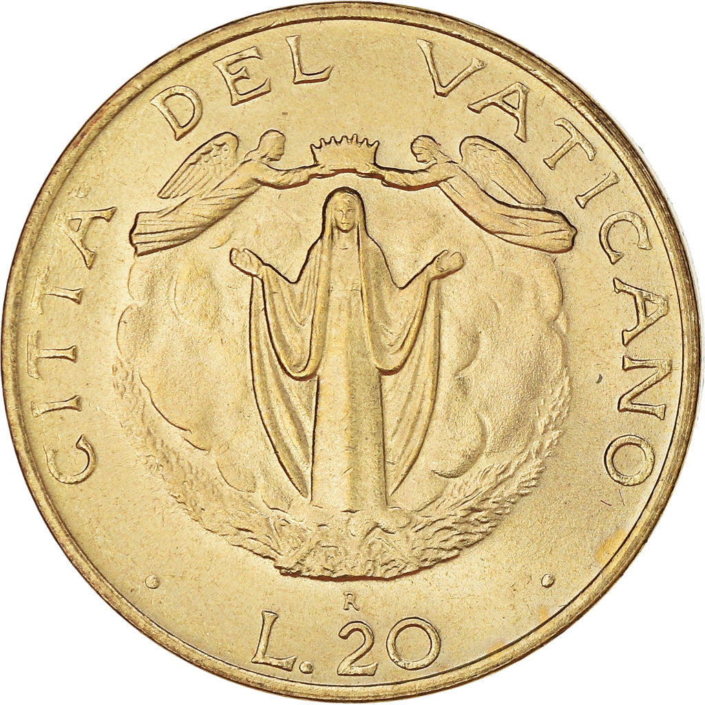 Moneda, CIUDAD DEL VATICANO, John Paul II, 20 Lire, 1987, FDC, Aluminio -