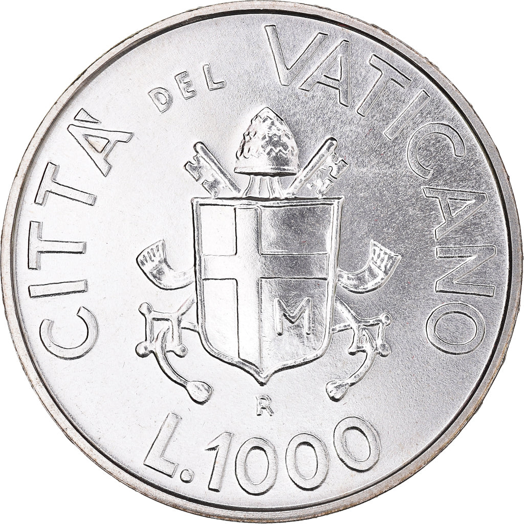 Monnaie, Cité du Vatican, John Paul II, 1000 Lire, 1991, FDC, FDC, Argent