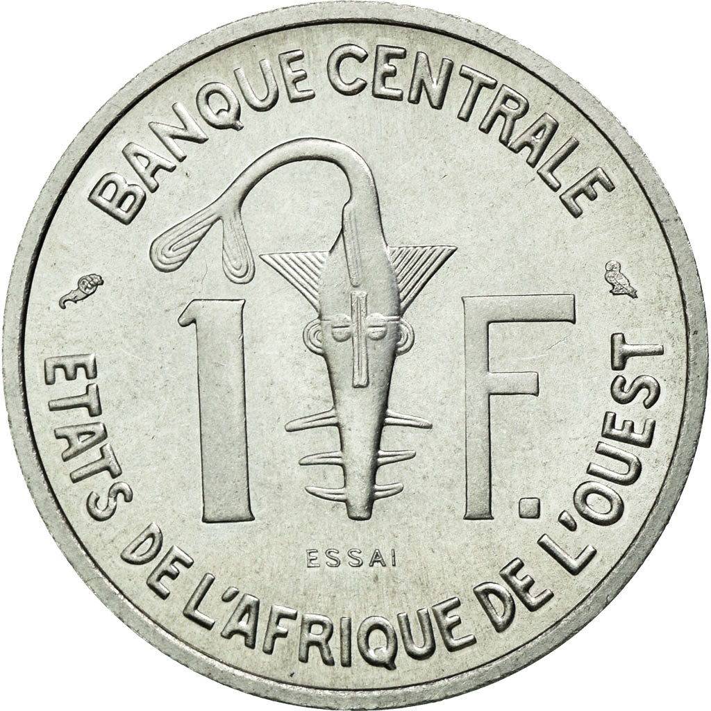 Münze, West African States, Franc, 1961, STGL, Aluminium, KM:E3