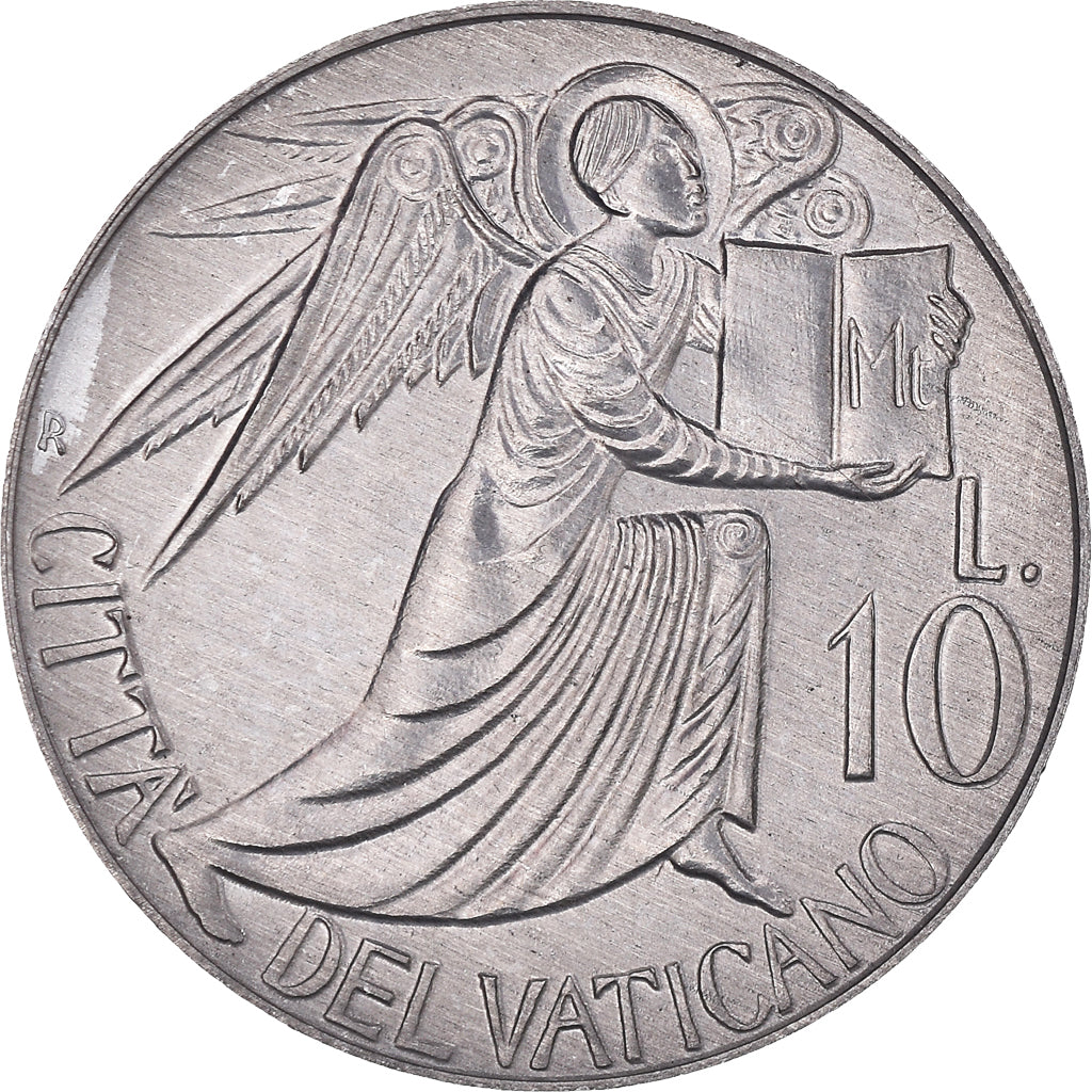 Coin, VATICAN CITY, John Paul II, 10 Lire, 1985, FDC, MS(65-70), Aluminum