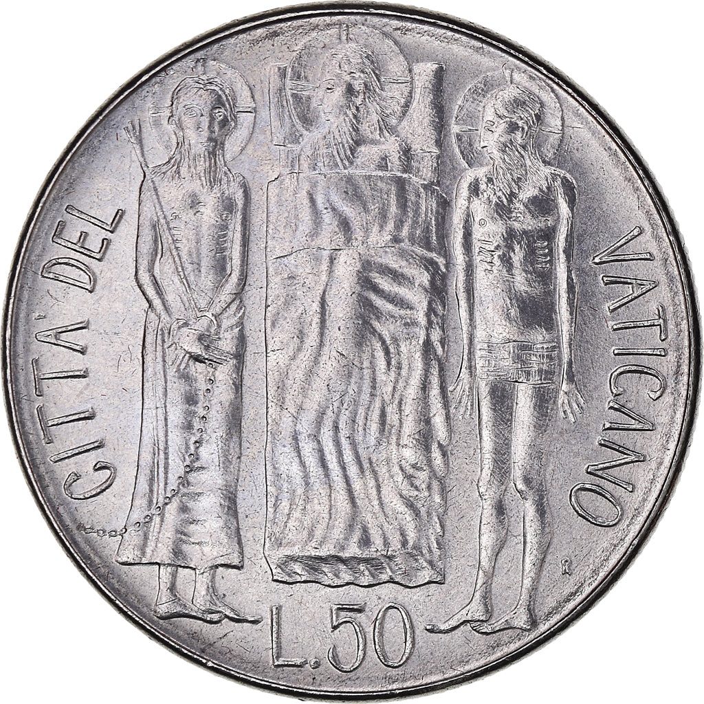 Moneda, CIUDAD DEL VATICANO, John Paul II, 50 Lire, 1981, Roma, FDC, Acero