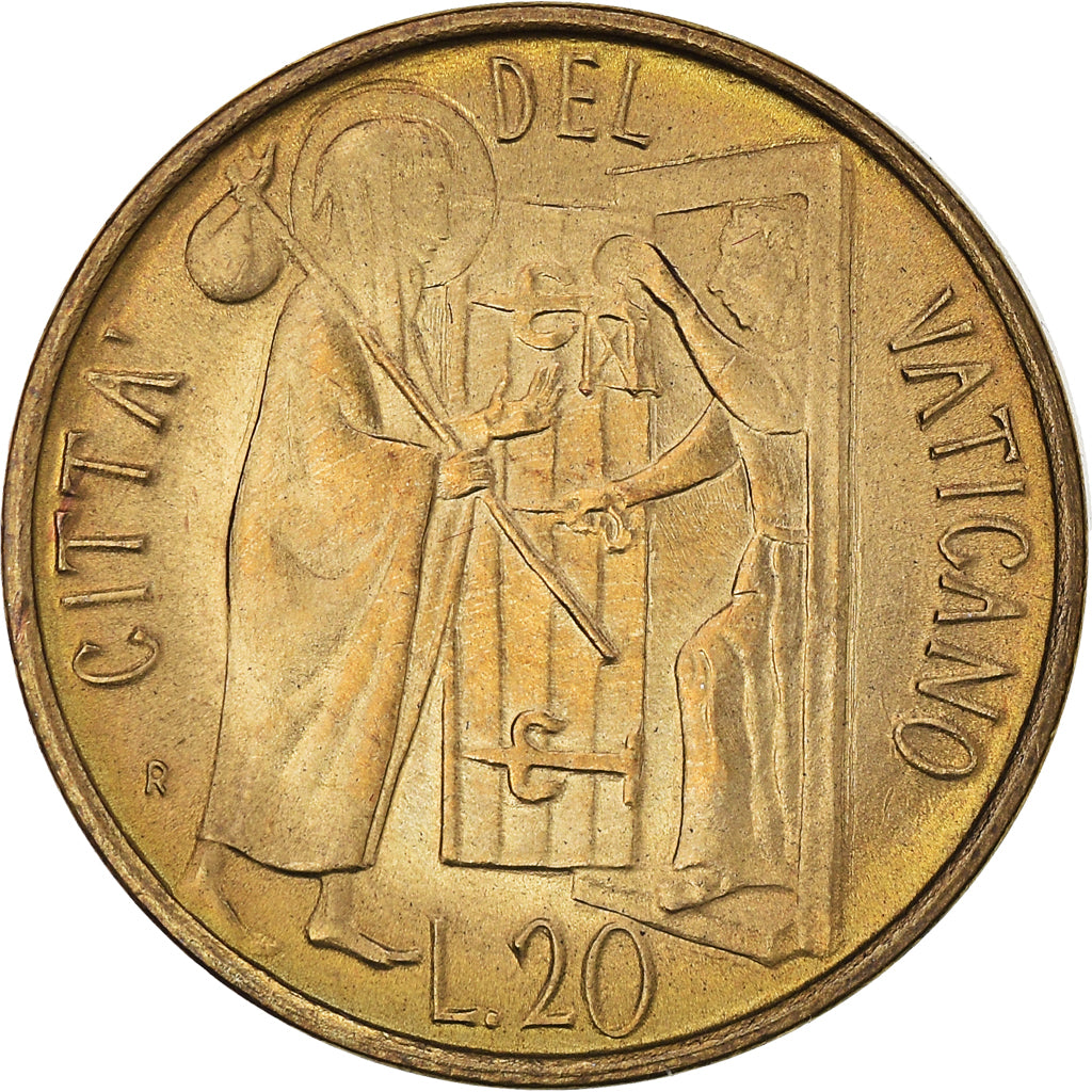 Moneda, CIUDAD DEL VATICANO, John Paul II, 20 Lire, 1981, Roma, FDC, FDC