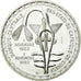 Coin, West African States, 5000 Francs, 1982, MS(65-70), Silver, KM:E13