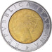 Moneta, Włochy, 500 Lire, 1998, F.A.O. - IFAD, AU(50-53), Bimetaliczny, KM:193