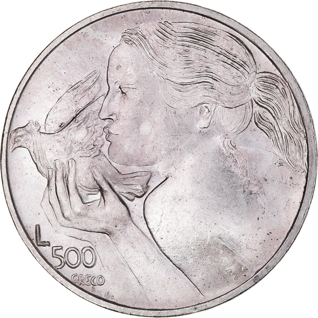 Munten, San Marino, 500 Lire, 1973, FDC, FDC, Zilver, KM:29