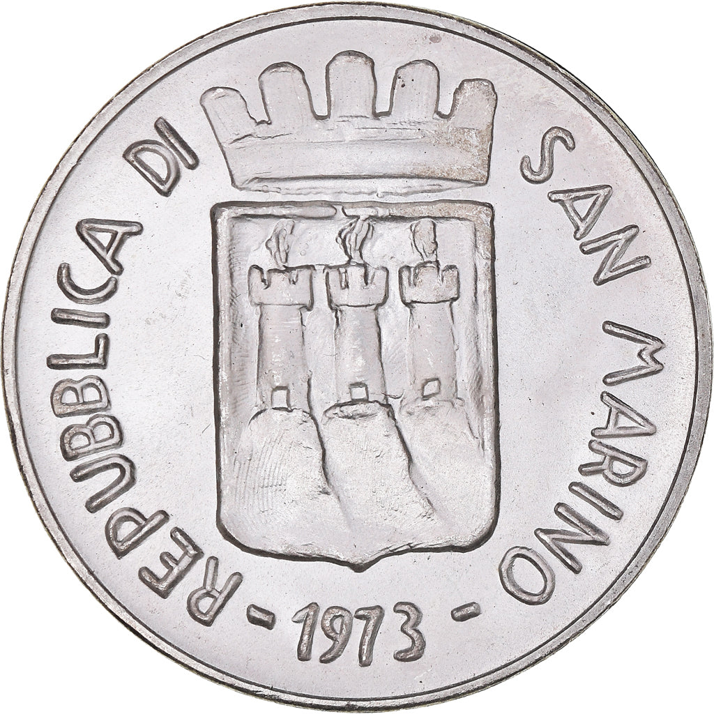 Moneta, San Marino, 500 Lire, 1973, FDC, FDC, Argento, KM:29